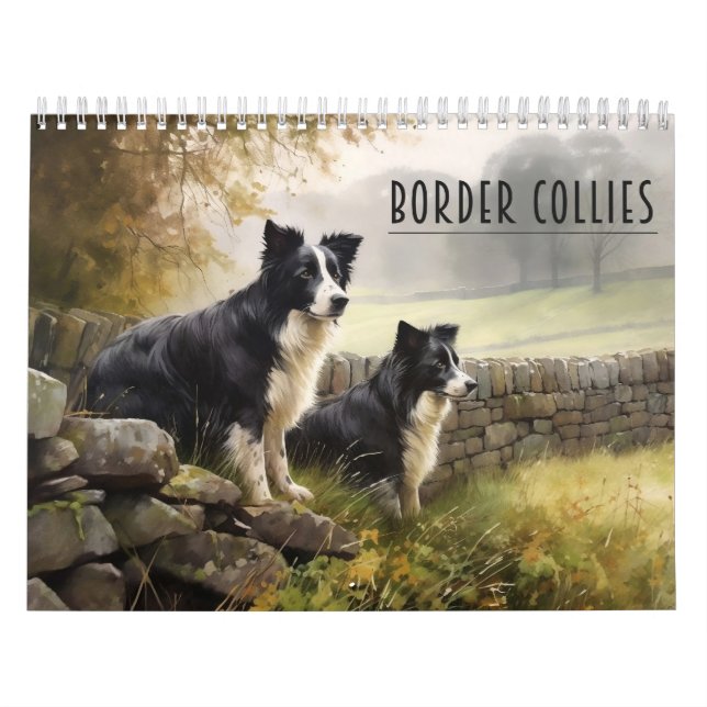Border Collies Calendar, any year Calendar (Cover)