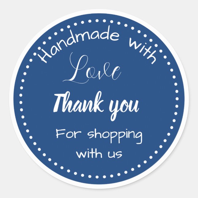Border design business stickers  (Front)