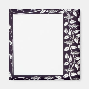 Border design, from 'Le Morte d'Arthur', c.1833-34 Magnet