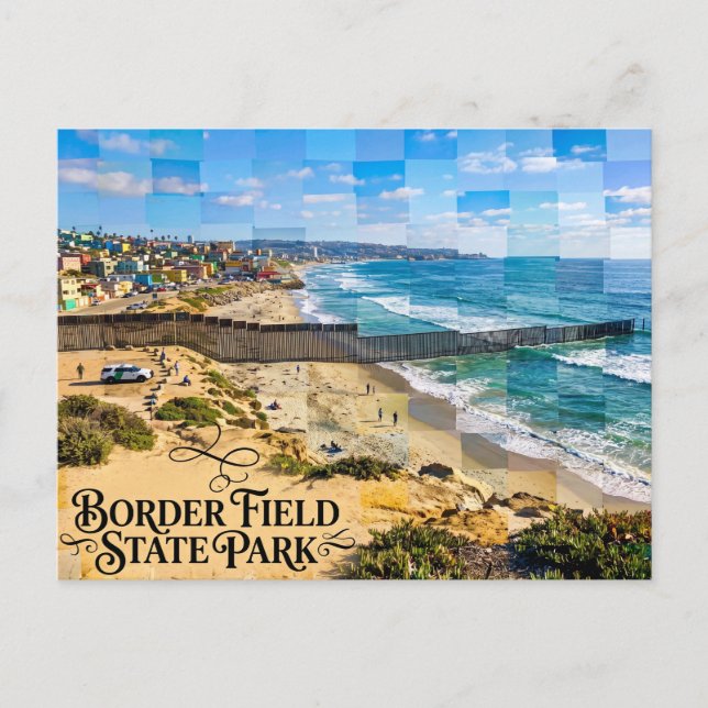 Border Field State Park California Postcard (Front)