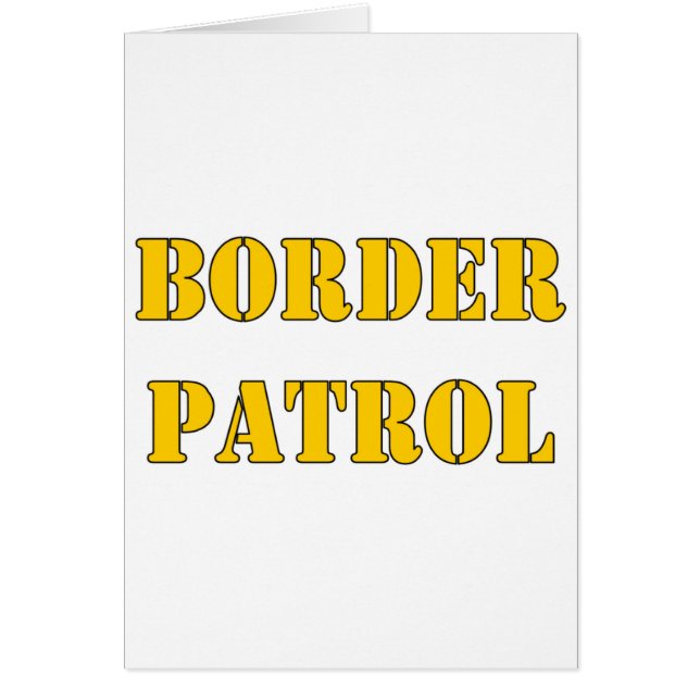 BORDER PATROL (Front)