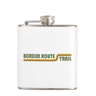 Border Route Trail Minnesota Hip Flask