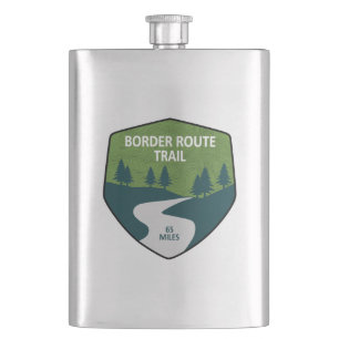 Border Route Trail Minnesota Hip Flask