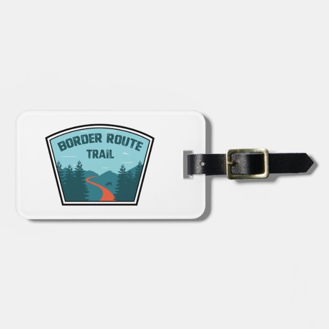 Border Route Trail Minnesota Luggage Tag (Front Horizontal)