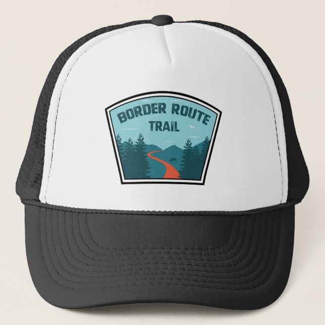 Border Route Trail Minnesota Trucker Hat (Front)