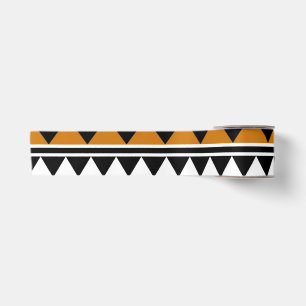 Border Stripe Flower Diamond Boho Floral Pattern Satin Ribbon