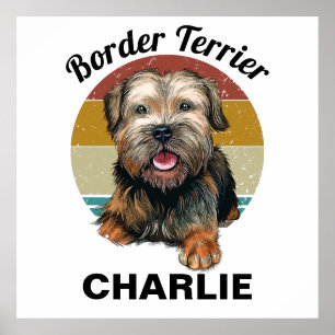 Border Terrier Custom  Poster