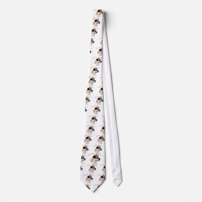 Border Terrier Dad 2 Tie (Front)
