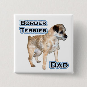 Border Terrier Dad 4 - Button