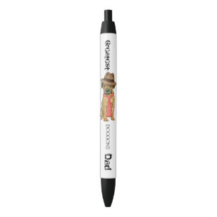Border Terrier Dad Black Ink Pen