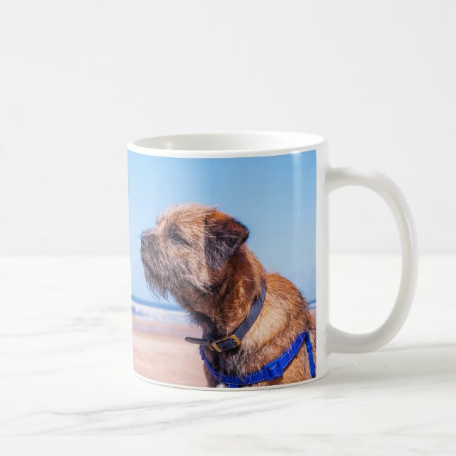 Border-Terrier Dog Gift Mug, Border Terrier Coffee Mug (Right)