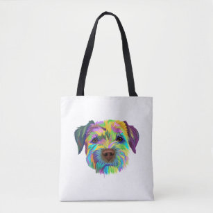 Border Terrier Dog  Tote Bag