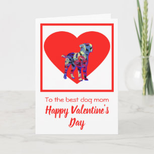 Border Terrier Dog Valentine’s Day Greeting Card