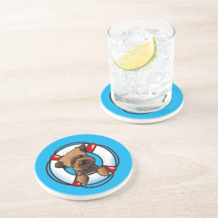 Border Terrier Rescue Coaster