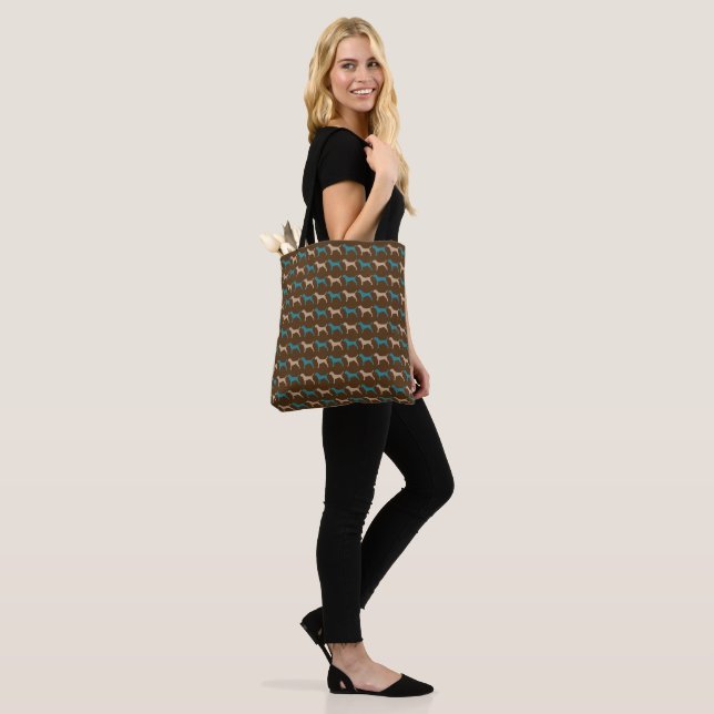 Border Terrier Tote Bag (On Model)
