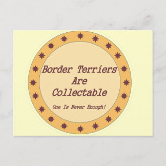 Border Terriers Are Collectable Postcard