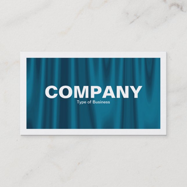 Bordered - Drapery 01 Business Card (Front)