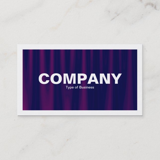 Bordered - Drapery 04 Business Card (Front)
