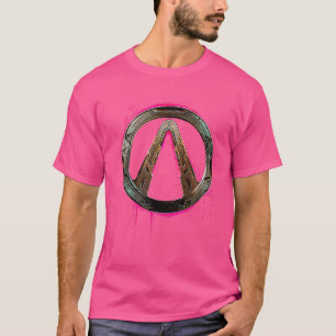 Borderlands 4 Graffiti Vault Logo Pink Glow Video  T-Shirt