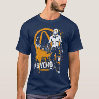 Borderlands Psycho Graffiti Gaming family T-Shirt