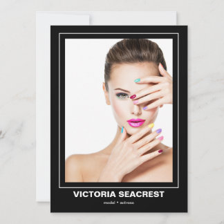 Borderline 4 Double-Sided Model Comp Card