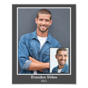 Borderline Actor Headshot 8x10 Insert Photo Print