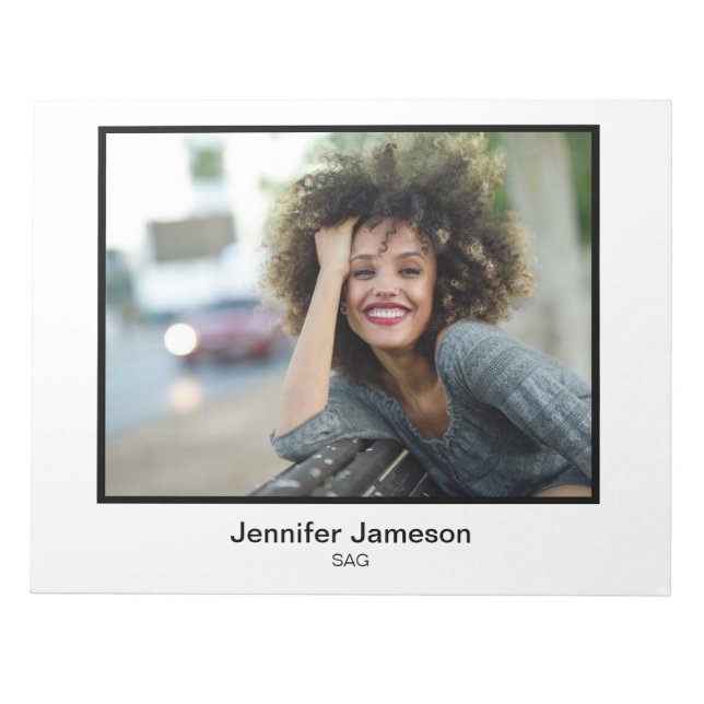 Borderline Actor Notepad Framed Landscape Headshot (Front)