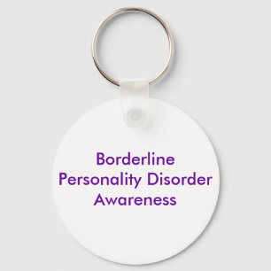 Borderline Personality Disorder Awareness Key Ring