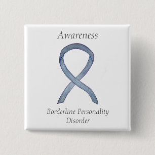 Borderline Personality Disorder (BPD) Ribbon Pins