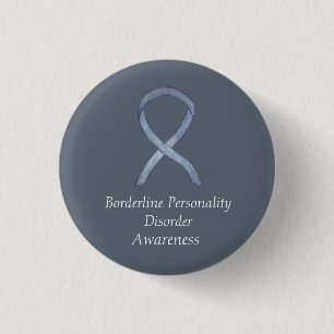 Borderline Personality Disorder (BPD) Ribbon Pins