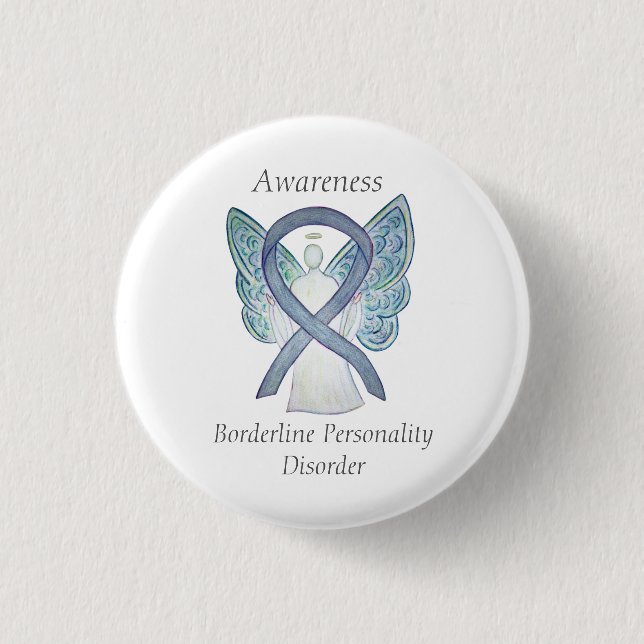 Borderline Personality Disorder (BPD) Ribbon Pins (Front)