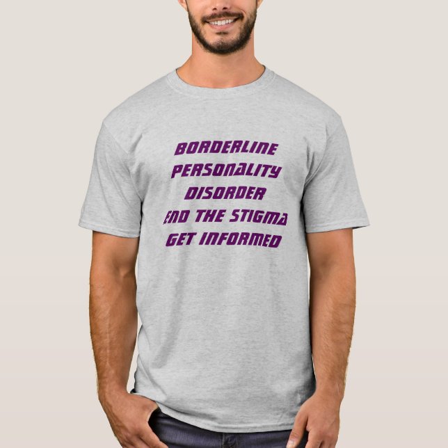 Borderline Personality Disorder Short Sleeve Te... T-Shirt (Front)