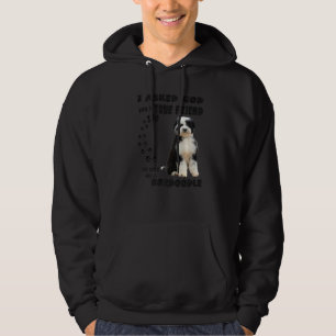 Bordoodle Quote Mum Dad Print Cute Border Collie P Hoodie