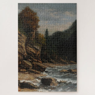 Bords du lac Léman – Gustave Courbet Jigsaw Puzzle