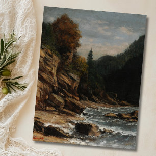 Bords du lac Léman – Gustave Courbet Postcard