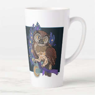 Boreal Night Tree Owl  Latte Mug