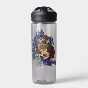 Boreal Night Tree Owl Water Bottle