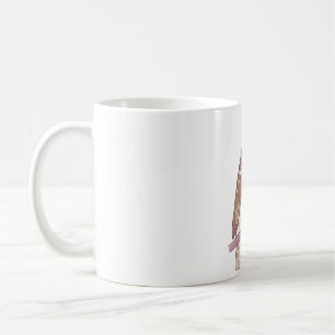 Boreal Owl bird species watercolor art Coffee Mug