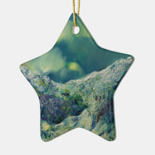 Borealis Dance Ceramic Tree Decoration