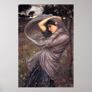 BoREAs, by John William Waterhouse, 1903 Poster