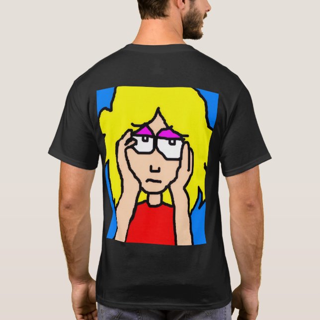 Bored Blonde  T-Shirt (Back)