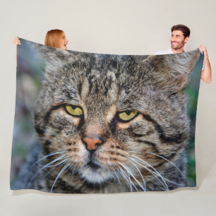 BORED CAT FLEECE BLANKET