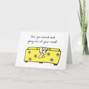 Bored, Miss You, Let's Call and Vent Card