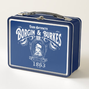 BORGIN & BURKES™ Dark Artefacts Store Graphic Metal Lunch Box