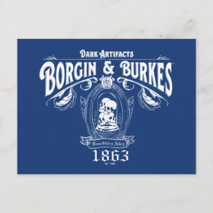 BORGIN & BURKES™ Dark Artefacts Store Graphic Postcard