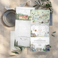 Borgo Corsignano | Illustrated Wedding
