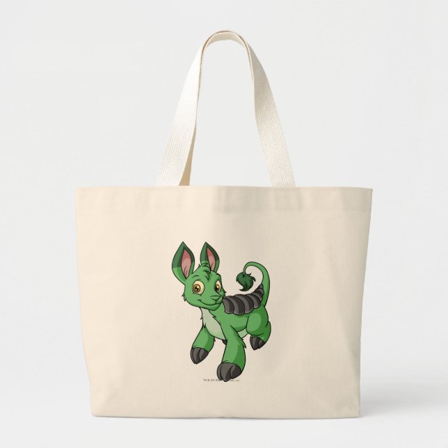 Bori Green Large Tote Bag (Front)