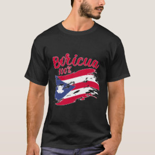 Boricua 100 % Latina Puerto Rican Girl Puerto Rico T-Shirt