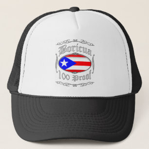 Boricua 100 Proof2 Trucker Hat