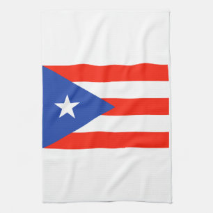 Boricua Banderas Puerto Rican Flag 4Juan Tea Towel